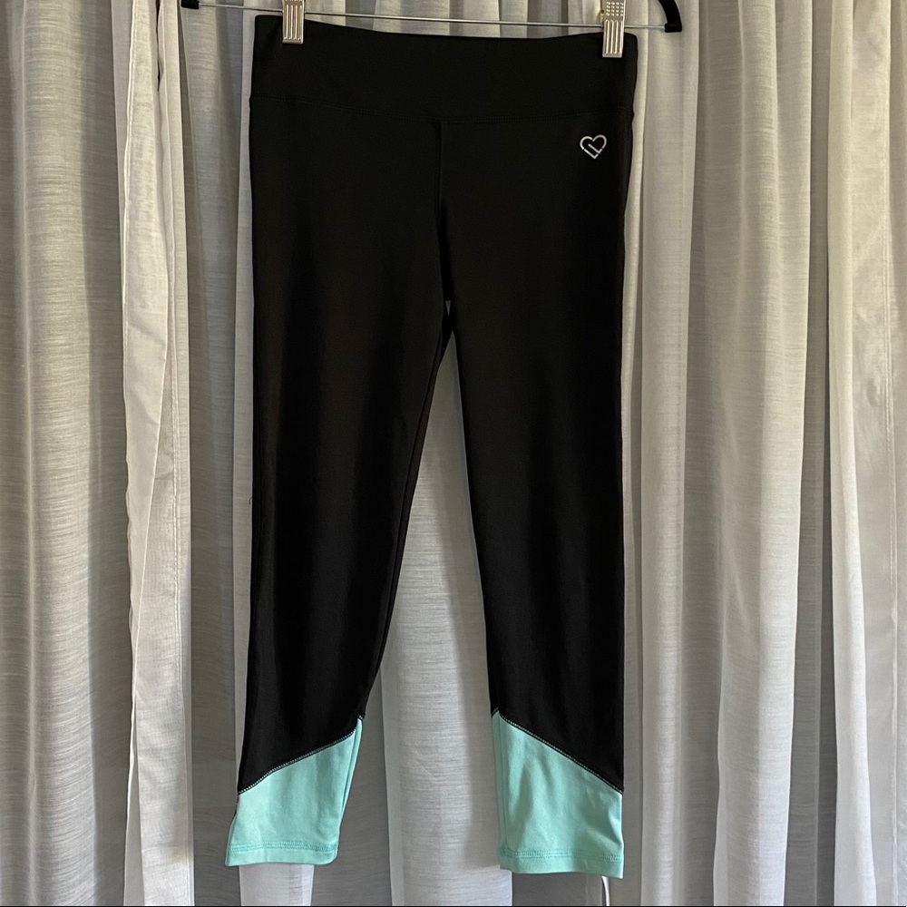 Aeropostale Black with Blue Detail Leggings